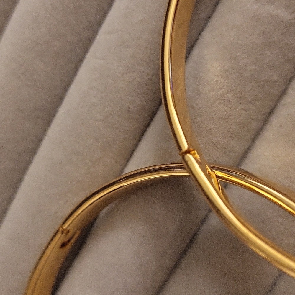 Gold Filled Bangle Braclets (Goldfilled Is Gold Over Solid Metal) Last For Yrs - Picture 3 of 15